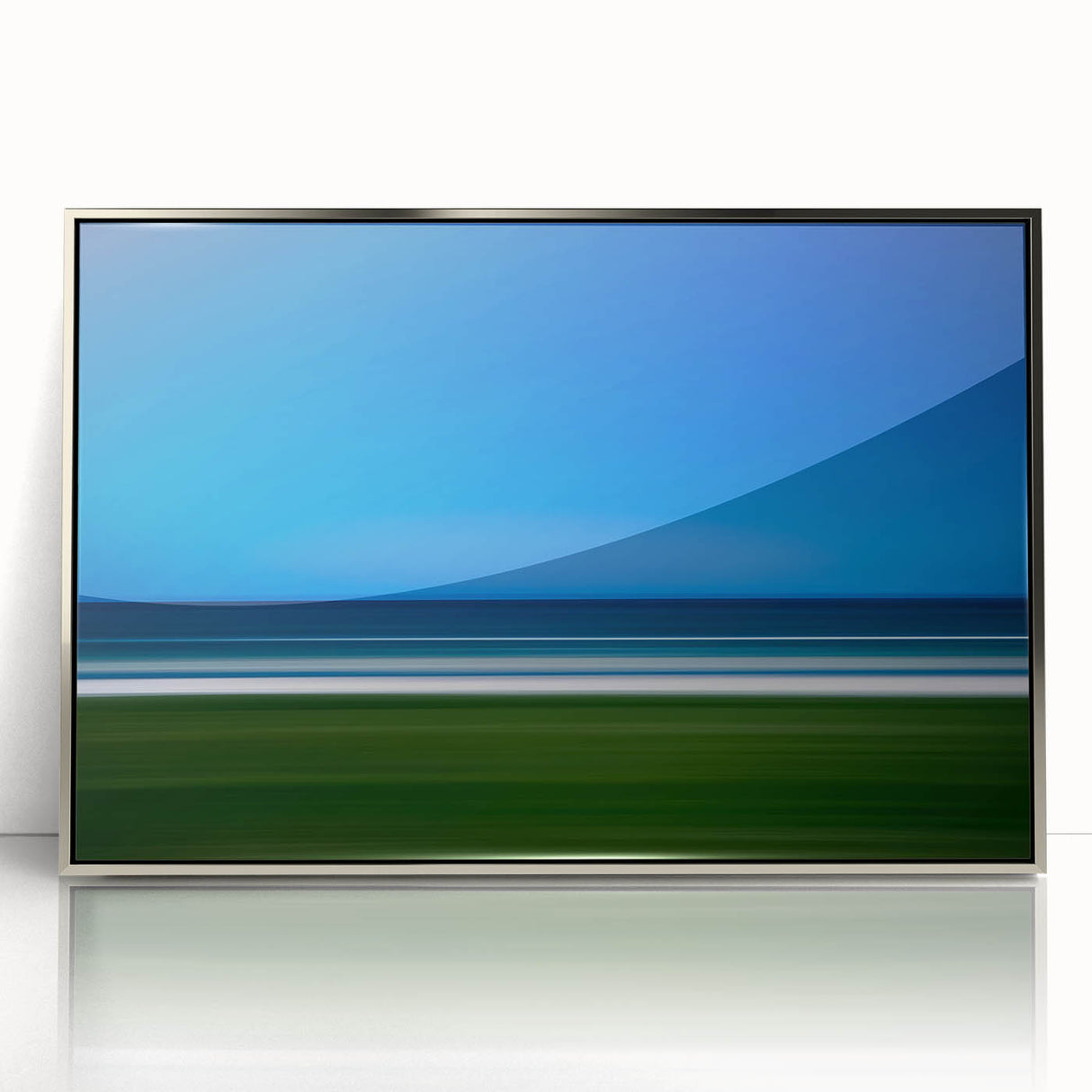 Minimal Horizon Blur – Dynamic Abstract Motion Wall Art Photography