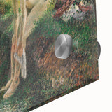 Impressionist Wall Art - Pissarro's Bather in the Woods, Framed Print