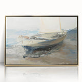 Framed acrylic landscape artwork in gold, showcasing vibrant colors and intricate details, ideal for modern home decor and art enthusiasts. Perfect for adding elegance to any room.