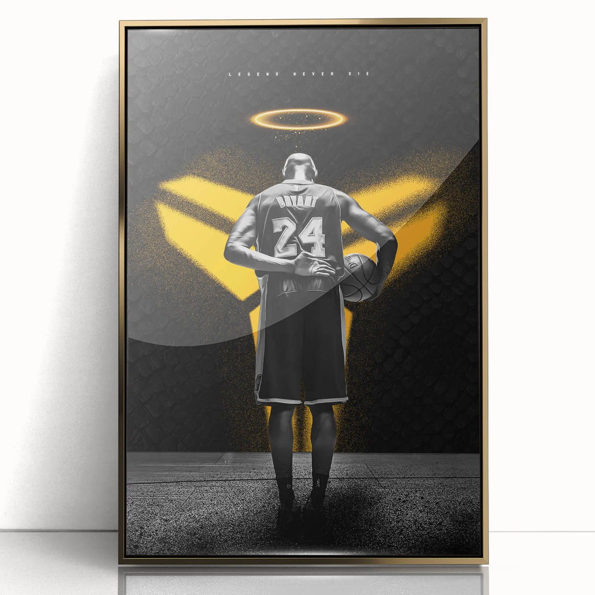 Urban Chic Pop Art Wall Art – Bold Black, Yellow, and White Canvas