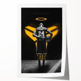 Urban Chic Pop Art Wall Art – Bold Black, Yellow, and White Canvas