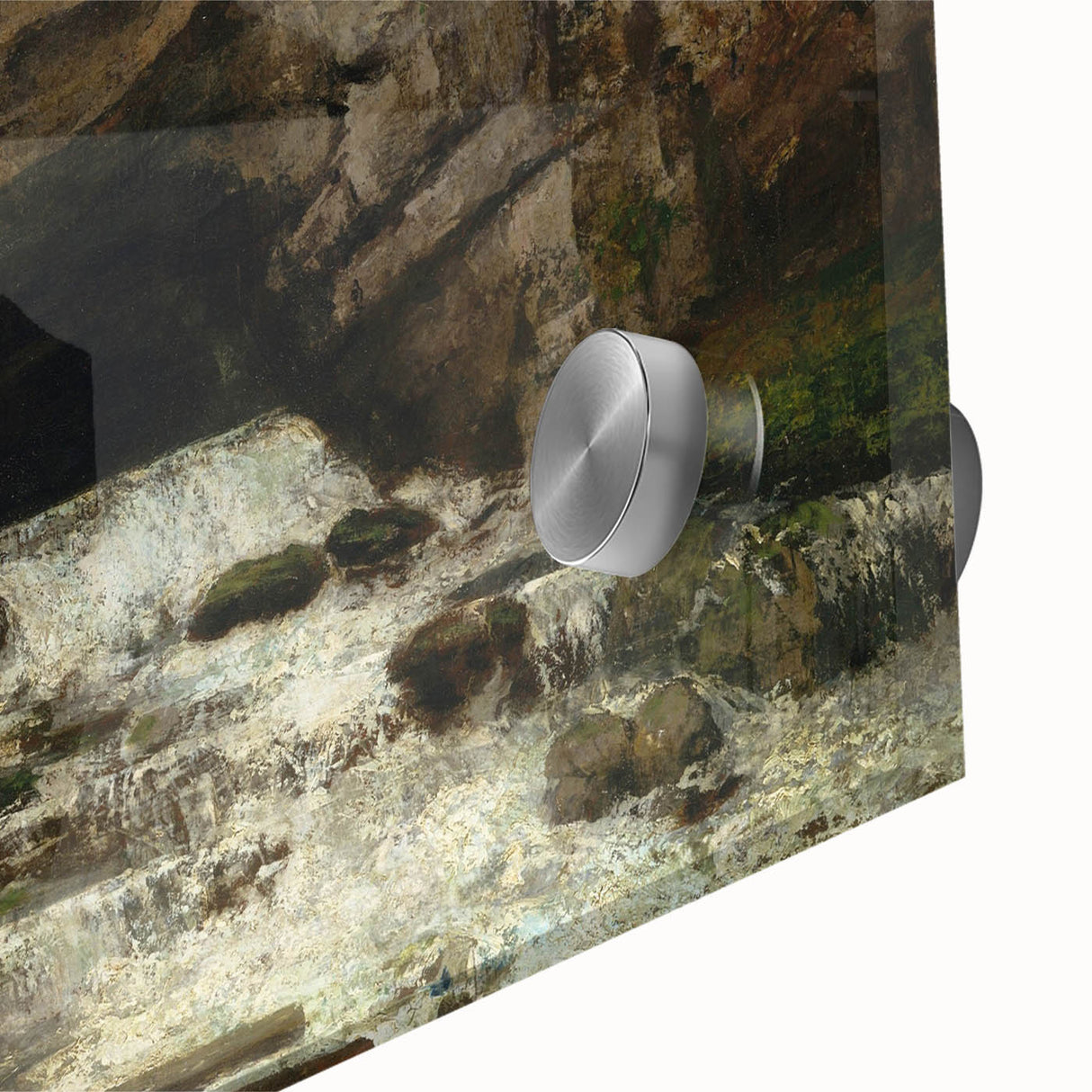 Realism Art Print - The Source of the Loue by Gustave Courbet Canvas
