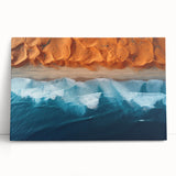 Black and white photograph of Namibian landscape on stretched canvas, ideal for kitchen wall art or bedroom ambiance.