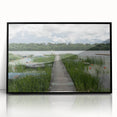 Large abstract wall art featuring a mid-century modernist style, with muted earth tones on a framed acrylic.