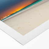 Art deco poster featuring a vibrant Yucatan scenery on rolled canvas, suitable for dining room decor.