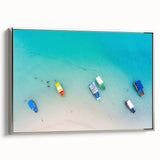 Landscape art painting of a Brazilian scene in vibrant colors on a framed canvas, ideal for living room decor.