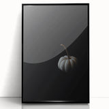 Large abstract wall art depicting fall season colors on a black framed acrylic print, suitable for modern art wall decor.