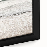 Extra large black wall art featuring colorful, textured abstract design on framed canvas, suitable for living room decor.