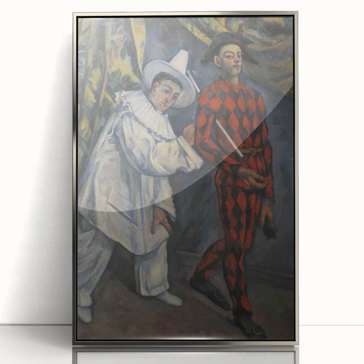Impressionism Wall Art: Pierrot and Harlequin by Paul Cézanne Prints
