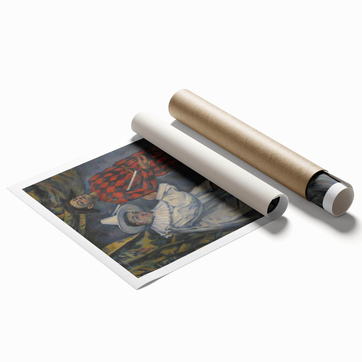 Impressionism Wall Art: Pierrot and Harlequin by Paul Cézanne Prints