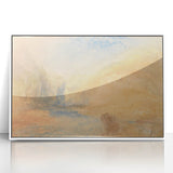 Romantic Art Prints: Serene Mountain Landscape with Lake