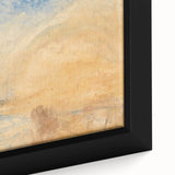 Romantic Art Prints: Serene Mountain Landscape with Lake