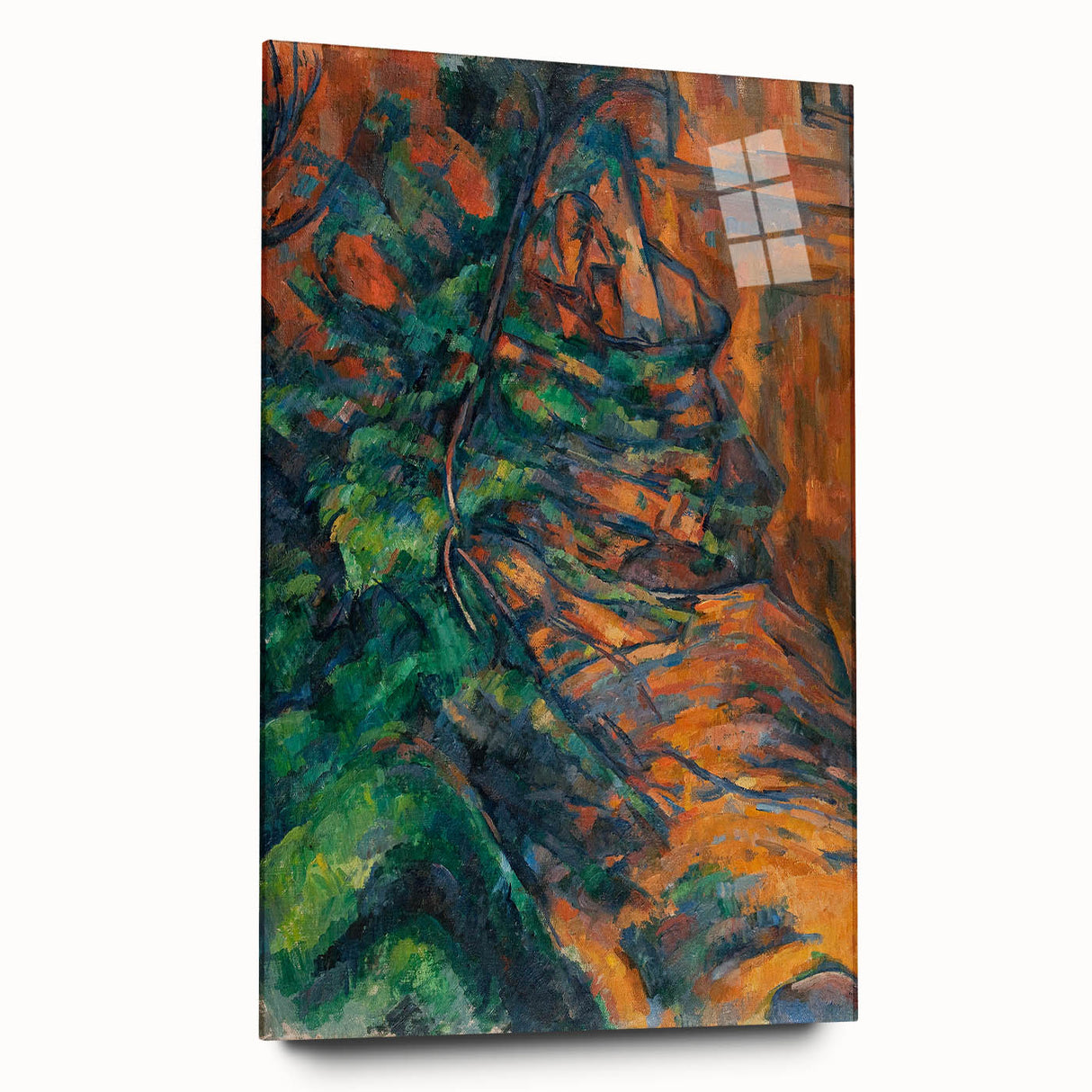 Impressionism Wall Art: Rocks and Branches by Paul Cézanne Prints