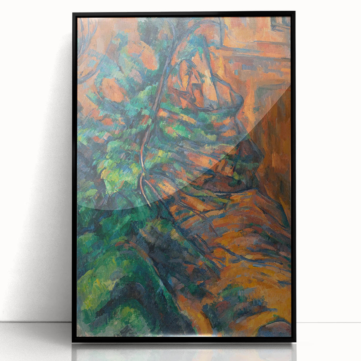 Impressionism Wall Art: Rocks and Branches by Paul Cézanne Prints