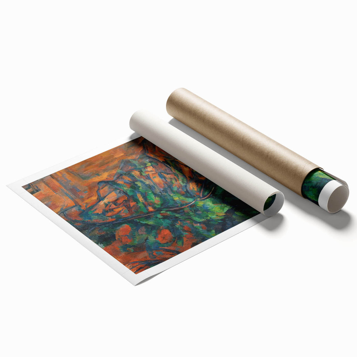 Impressionism Wall Art: Rocks and Branches by Paul Cézanne Prints