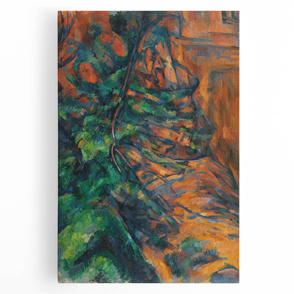 Impressionism Wall Art: Rocks and Branches by Paul Cézanne Prints