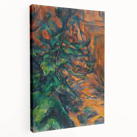 Impressionism Wall Art: Rocks and Branches by Paul Cézanne Prints