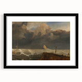 Famous Romantic Era Art: Dramatic Seascape at Port Ruysdael