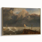 Famous Romantic Era Art: Dramatic Seascape at Port Ruysdael