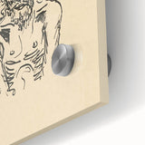 Expressionist Sketch of Christ – Black and White Wall Art