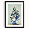 Impressionism Wall Art: Rococo Vase with Flowers by Paul Cézanne Prints