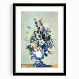 Impressionism Wall Art: Rococo Vase with Flowers by Paul Cézanne Prints
