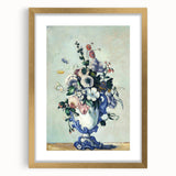 Impressionism Wall Art: Rococo Vase with Flowers by Paul Cézanne Prints