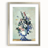 Impressionism Wall Art: Rococo Vase with Flowers by Paul Cézanne Prints
