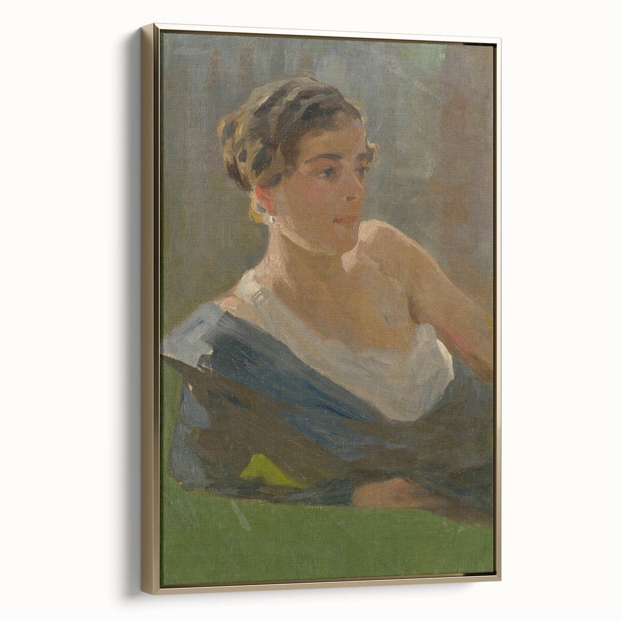Modern Wall Art: Elegant Portrait of a Lady – Timeless Classic Decor