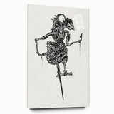 Expressionist Puppet Sketch – Intricate Black and White Wall Art