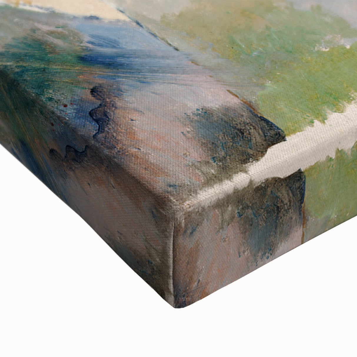 Cézanne Rooftops - Impressionist Townscape Wall Art Print