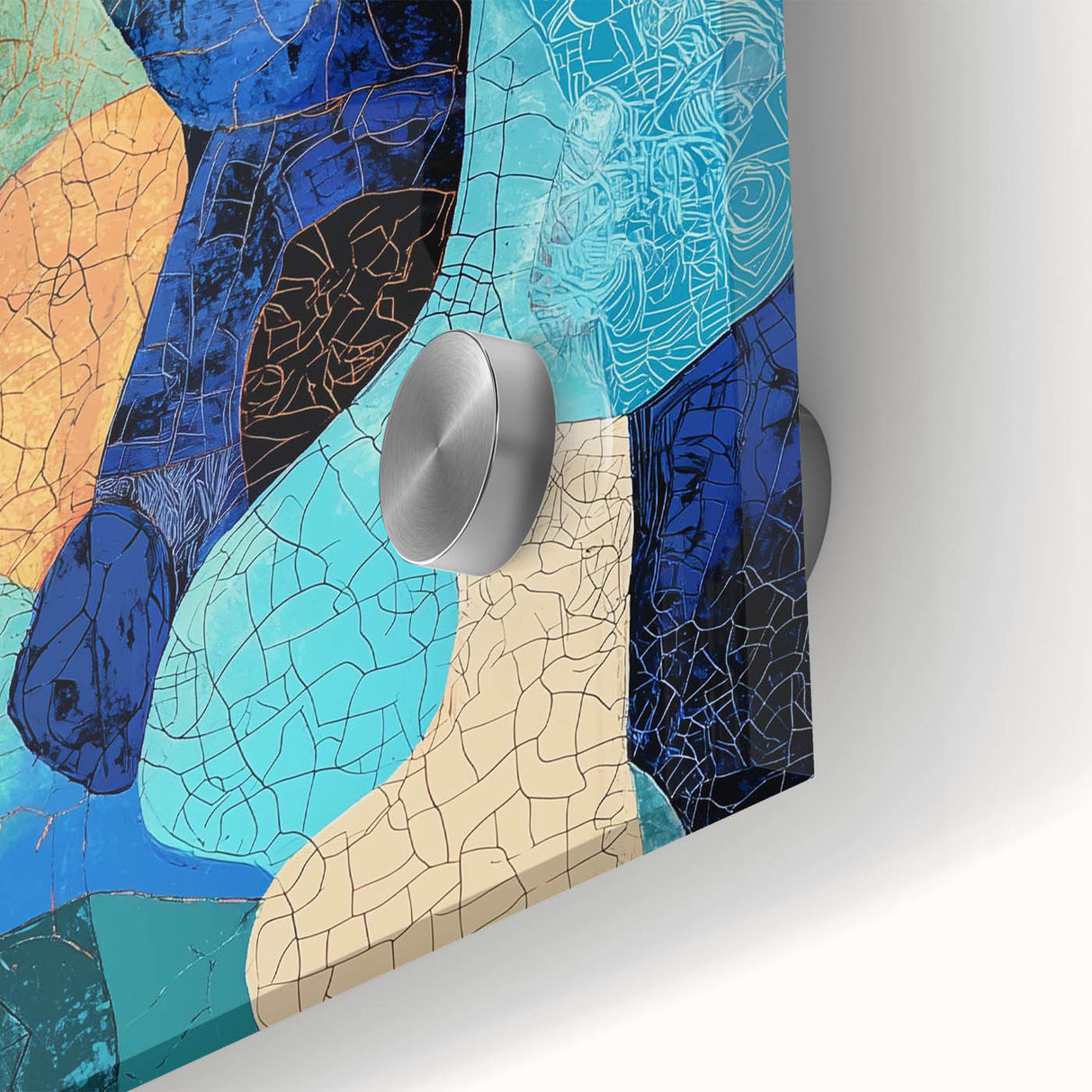 Custom Dining Room Wall Decor – Colorful Abstract Mosaic Art
