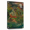 Expressionist Hunter Scene – Vibrant Abstract Wall Art