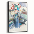Impressionism Wall Art: Roses in a Bottle by Paul Cézanne Prints