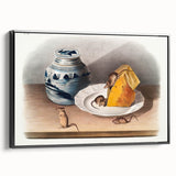 Romanticism Art: Mouse and Cheese Still Life by Audubon