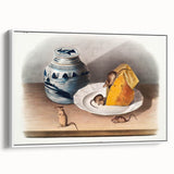 Romanticism Art: Mouse and Cheese Still Life by Audubon