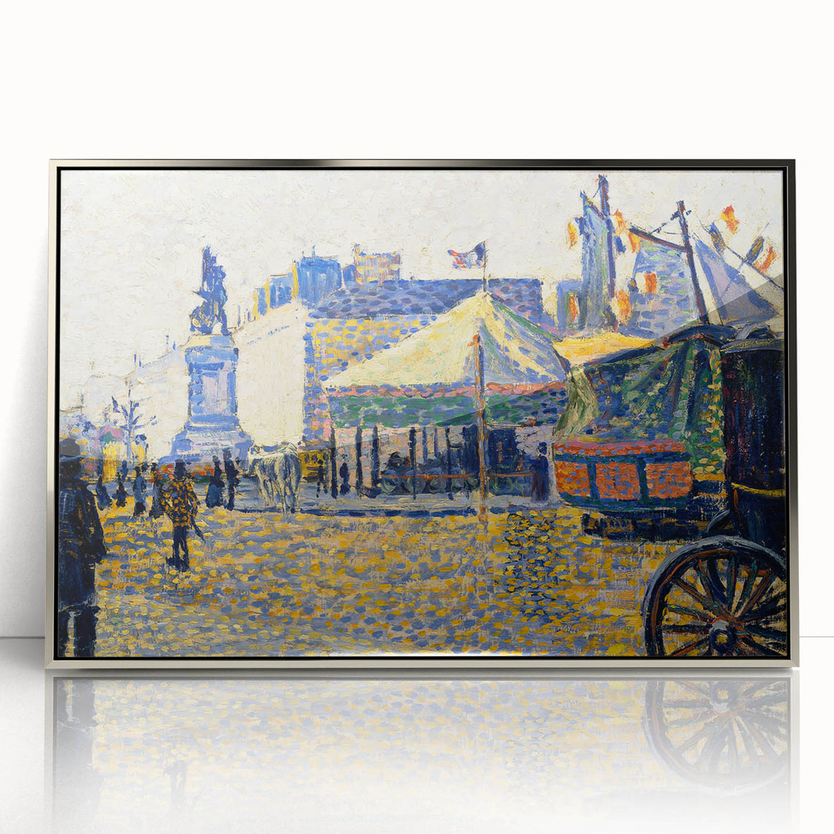 Modern Wall Art - Place de Clichy by Paul Signac - Parisian Cityscape Decor