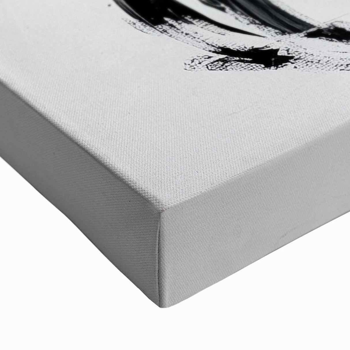 Minimalist Abstract Wall Art – Expressive Green & Black Brushstrokes