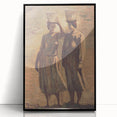 Expressionist Water Bearers – Rustic Figurative Wall Art