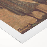 Expressionist Water Bearers – Rustic Figurative Wall Art