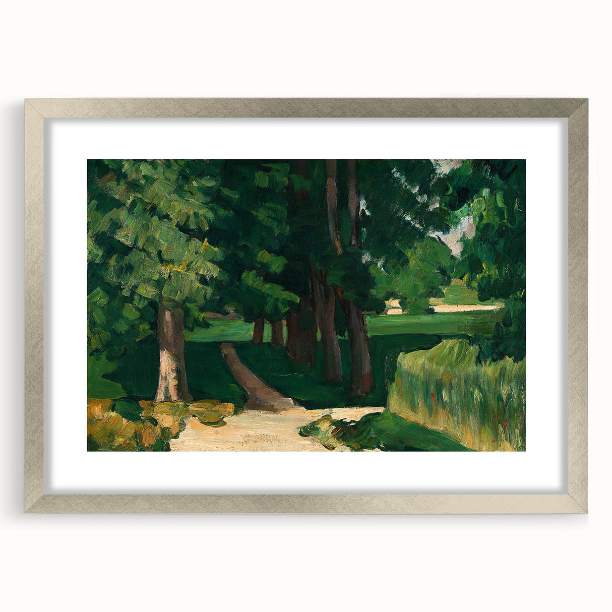 Cézanne Avenue at the Jas de Bouffan - Impressionist Landscape Print
