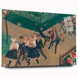 Expressionist Wedding Scene – Vibrant Cultural Wall Art