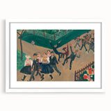Expressionist Wedding Scene – Vibrant Cultural Wall Art