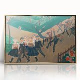 Expressionist Wedding Scene – Vibrant Cultural Wall Art