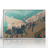 Expressionist Wedding Scene – Vibrant Cultural Wall Art