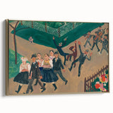 Expressionist Wedding Scene – Vibrant Cultural Wall Art
