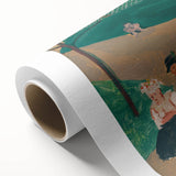 Expressionist Wedding Scene – Vibrant Cultural Wall Art