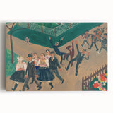Expressionist Wedding Scene – Vibrant Cultural Wall Art