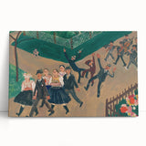 Expressionist Wedding Scene – Vibrant Cultural Wall Art