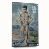 Impressionism Wall Art: The Bather by Paul Cézanne Prints